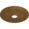 Ekena Millwork Raymond Medallion (Canopies up to 5 1/8"), 18 1/8"OD 3 5/8"ID x 1 1/8"P, Smokey Topaz Crackle CM18RASTC - alternate 2